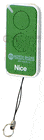 NiceApollo INTI2 Green 2-Channel Self-Learning Rolling Code Miniature Remote Control